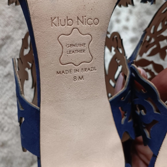 Klub Nico Leather Cut Out Heels - Picture 8 of 8